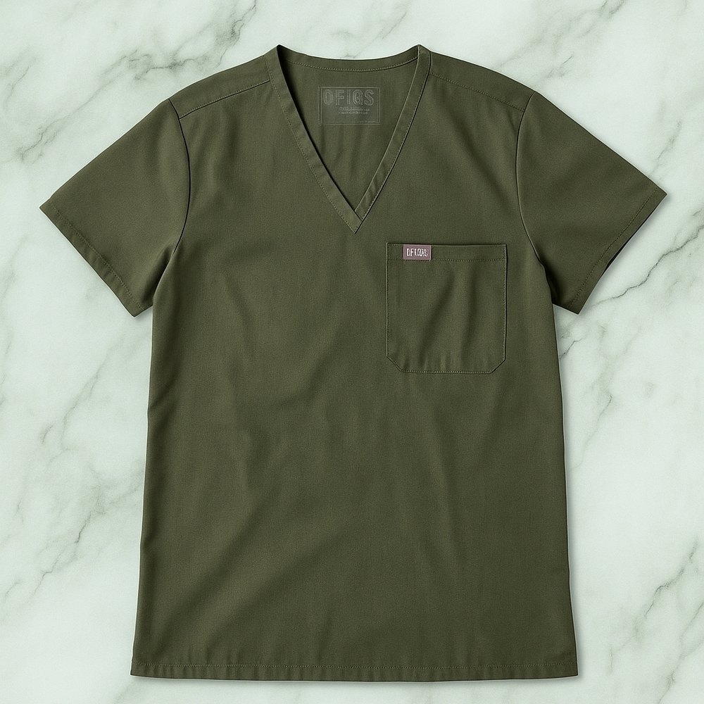 FIGS LeonOne Pocket Scrub Top Size XXS